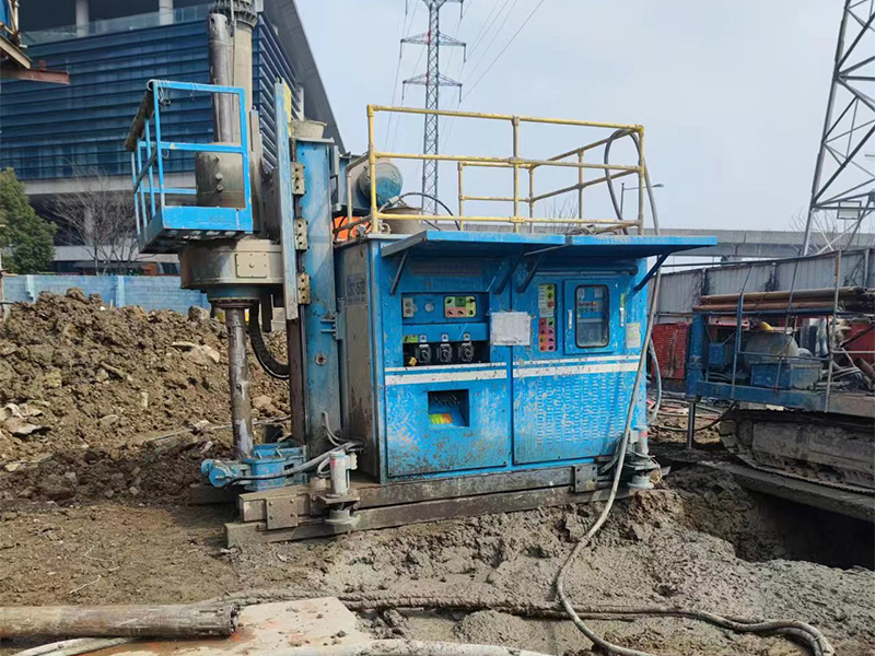 无锡中铁上海工程局某工地MJS工法地基加固施工